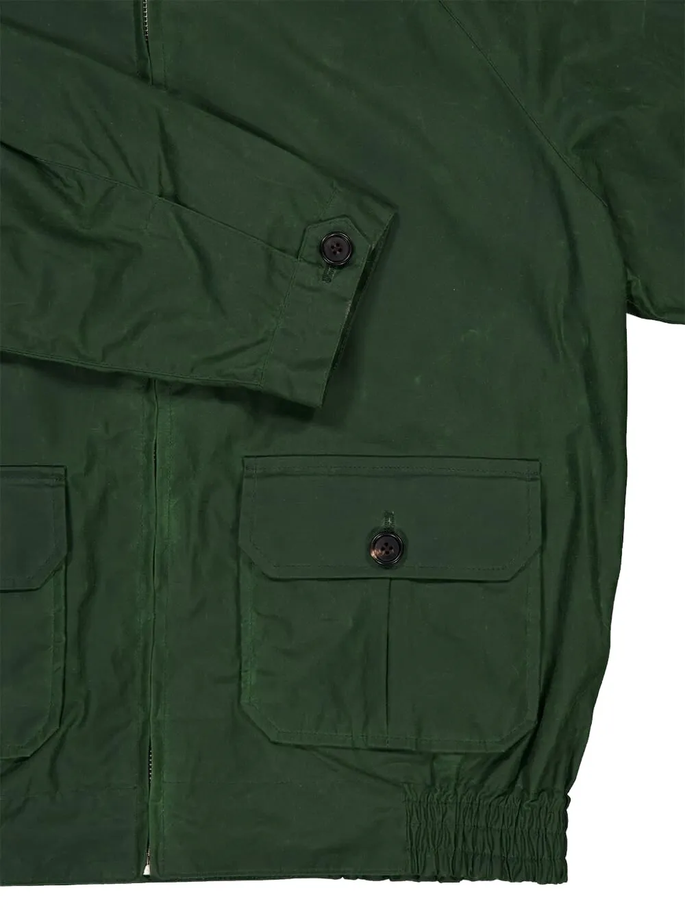  Bode Coach Waxed Jacket - Green 