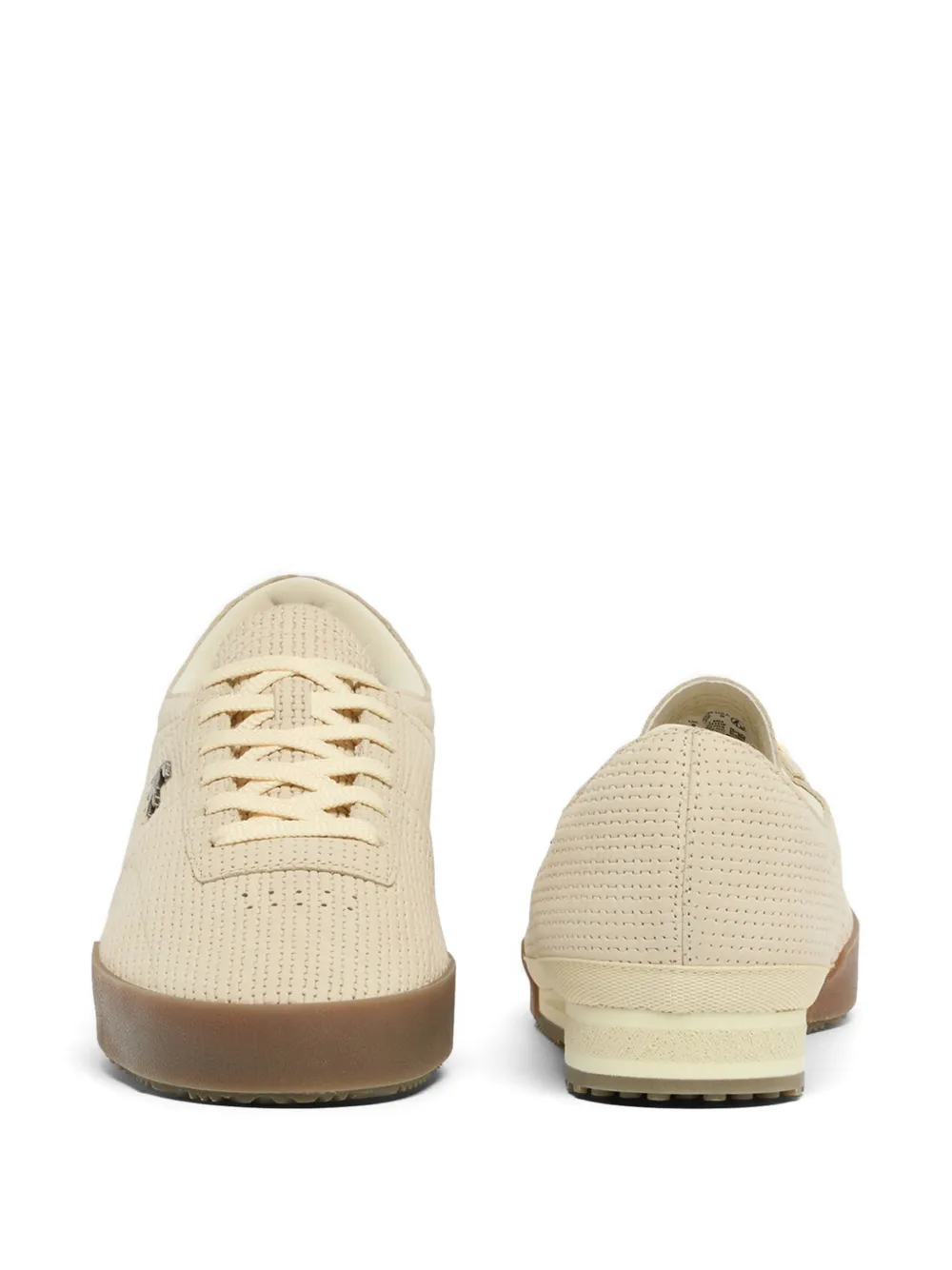 Lacoste Sneakers met geperforeerd logo Beige