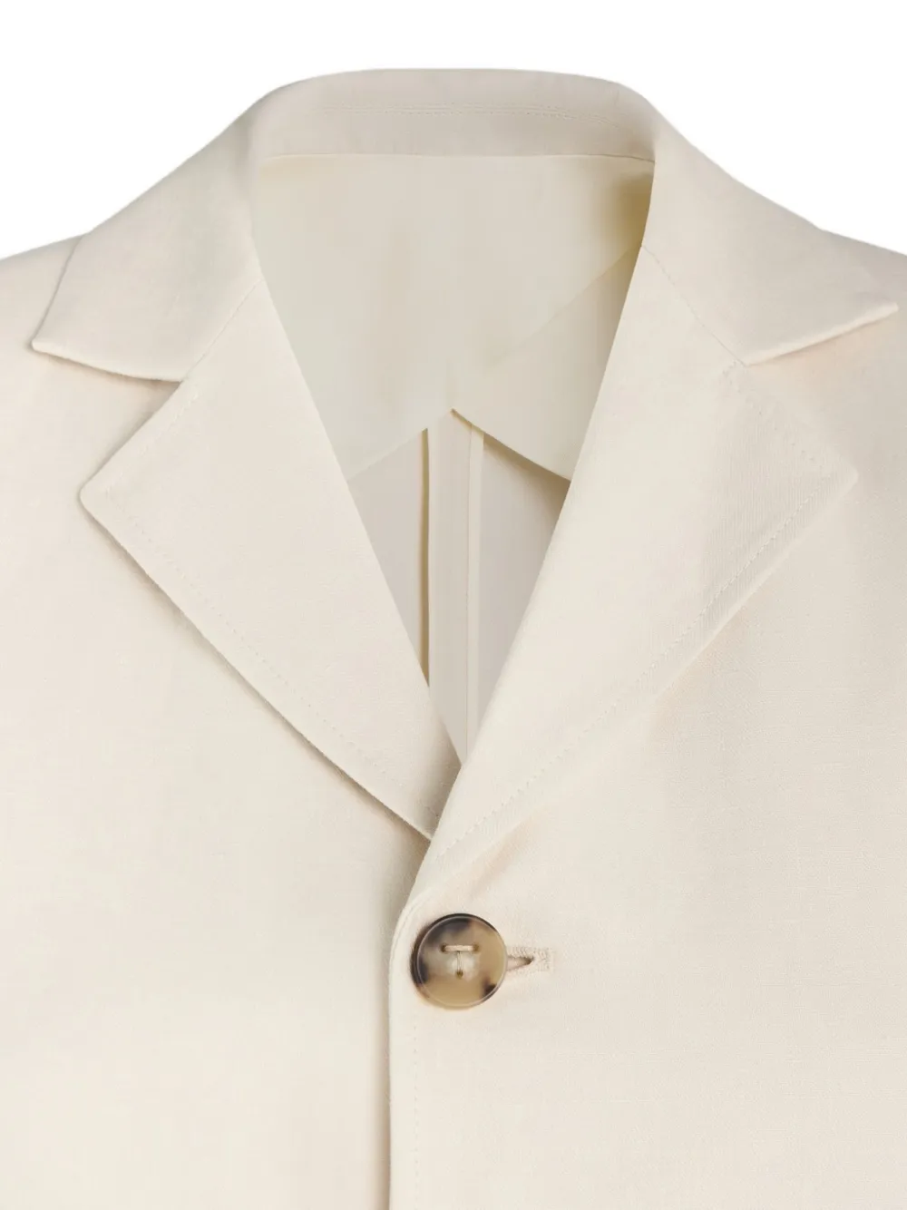 Tod's Linnen blazer met ceintuur Beige