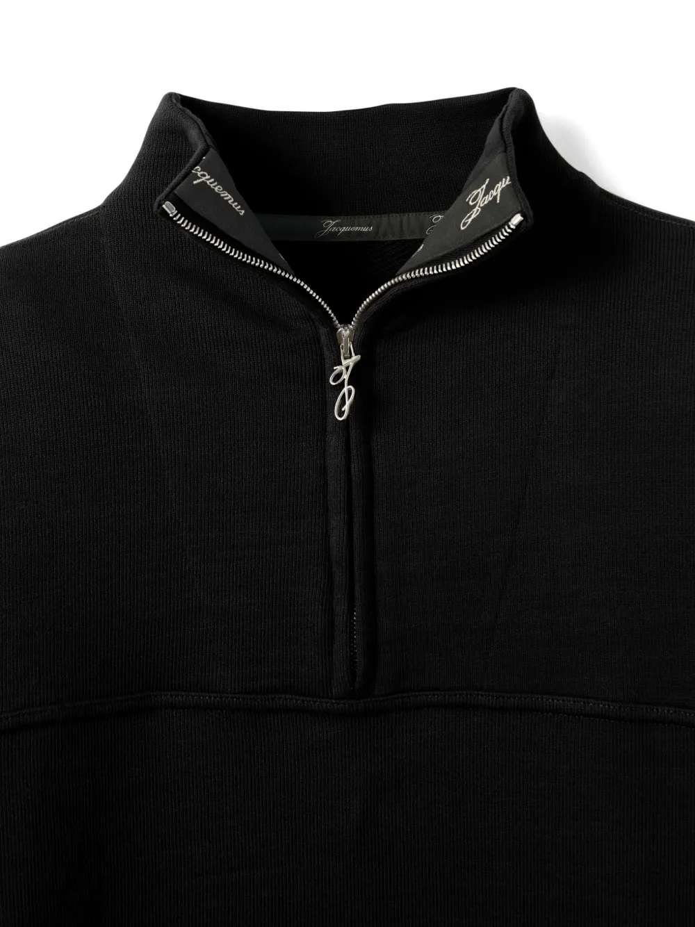 Jacquemus 롱 까레 지퍼 넥 셔츠 | 스웨터