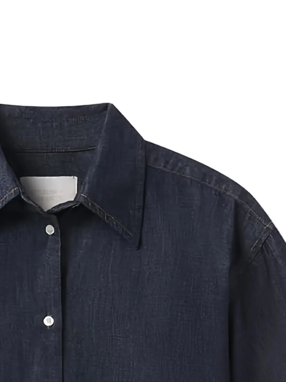  Citizens Of Humanity Point-collar Buttoned Shirt - Blue 