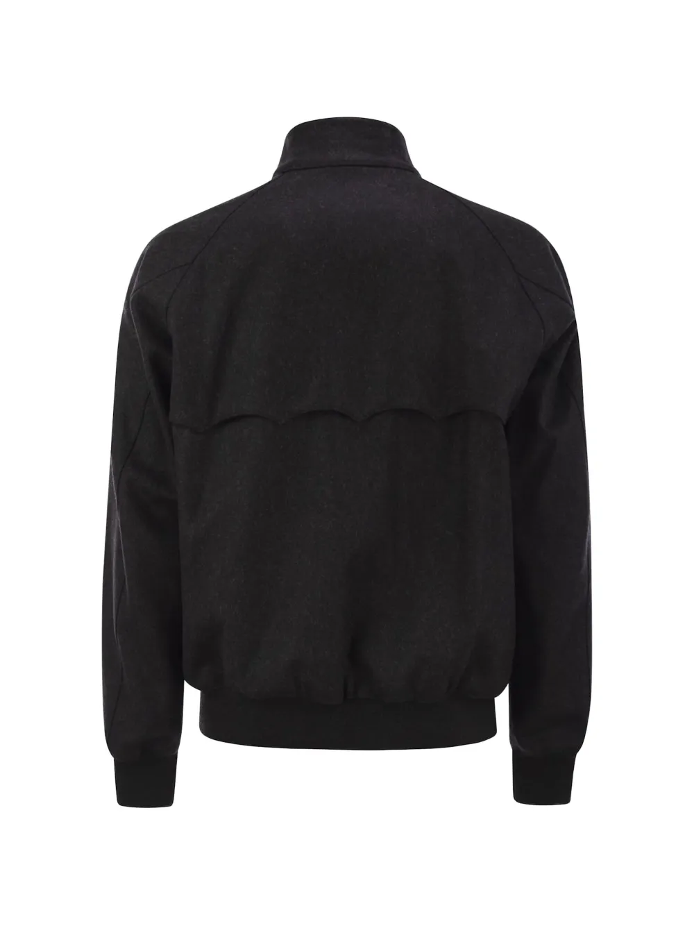  Baracuta G9 Melton Zip Bomber Jacket - Grey 