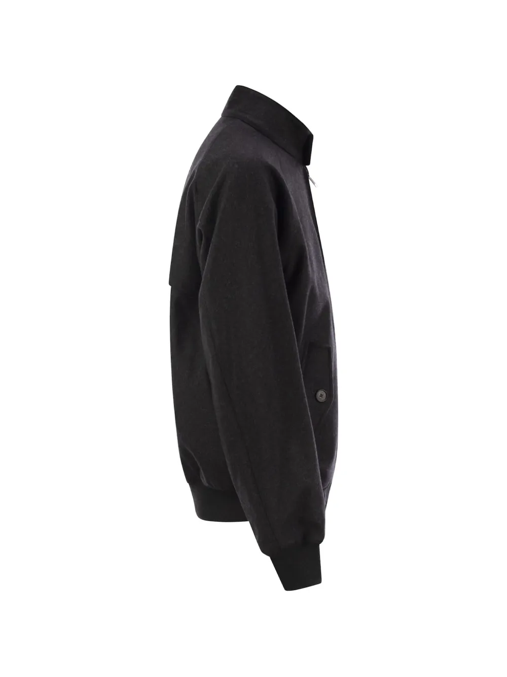  Baracuta G9 Melton Zip Bomber Jacket - Grey 