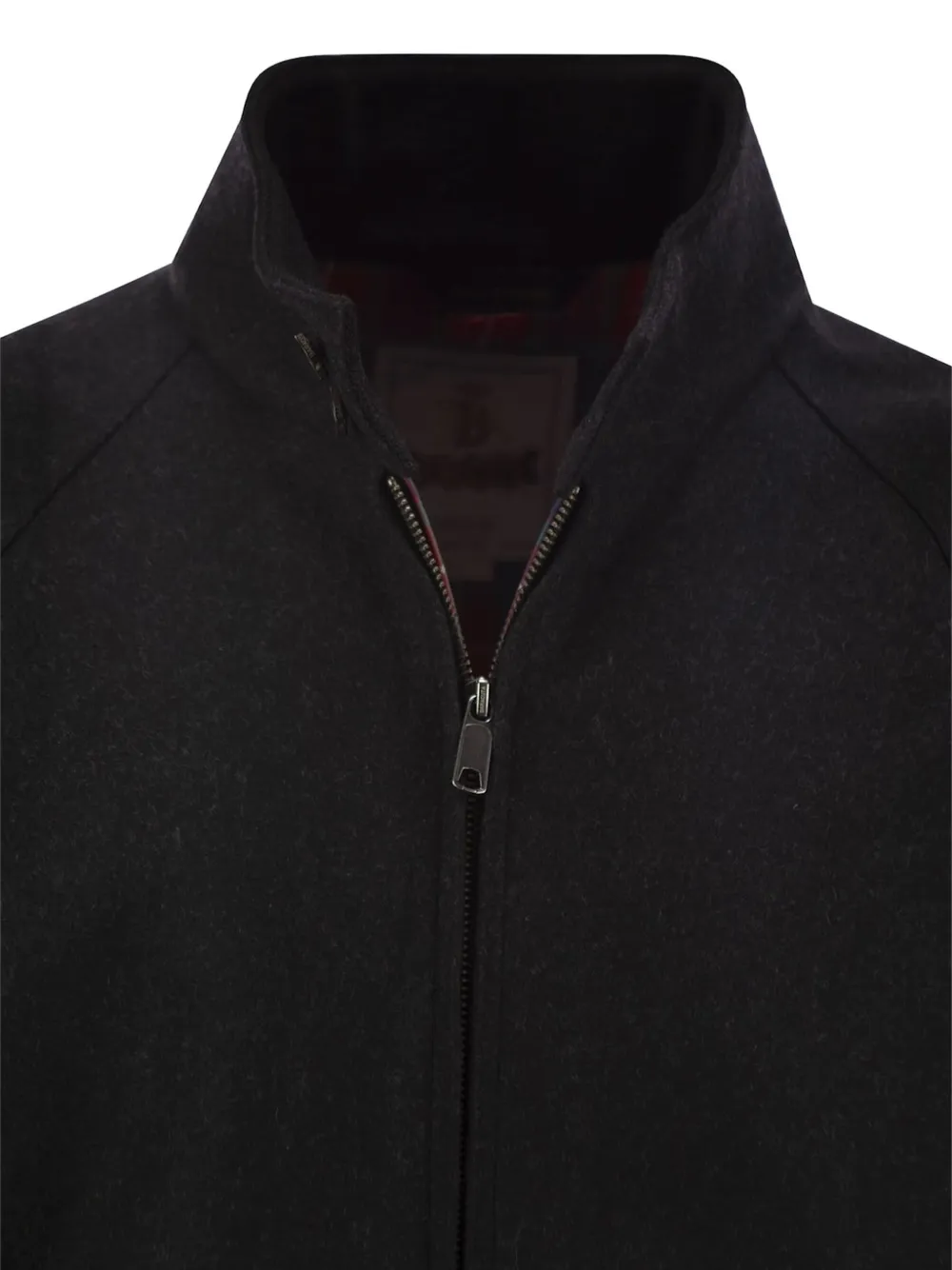 Baracuta G9 Melton bomberjack met rits Grijs