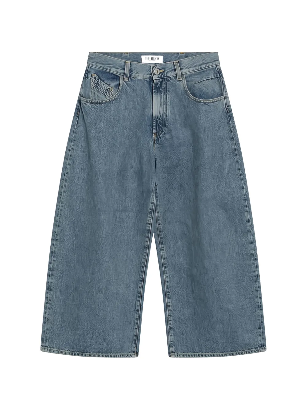 The Attico wide-leg jeans - Blu