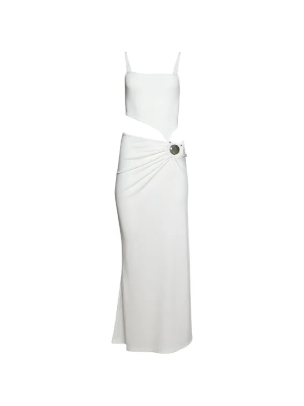 christopher esber white cut out dress Christopher Esber White Ripple Gown by Christopher Esber