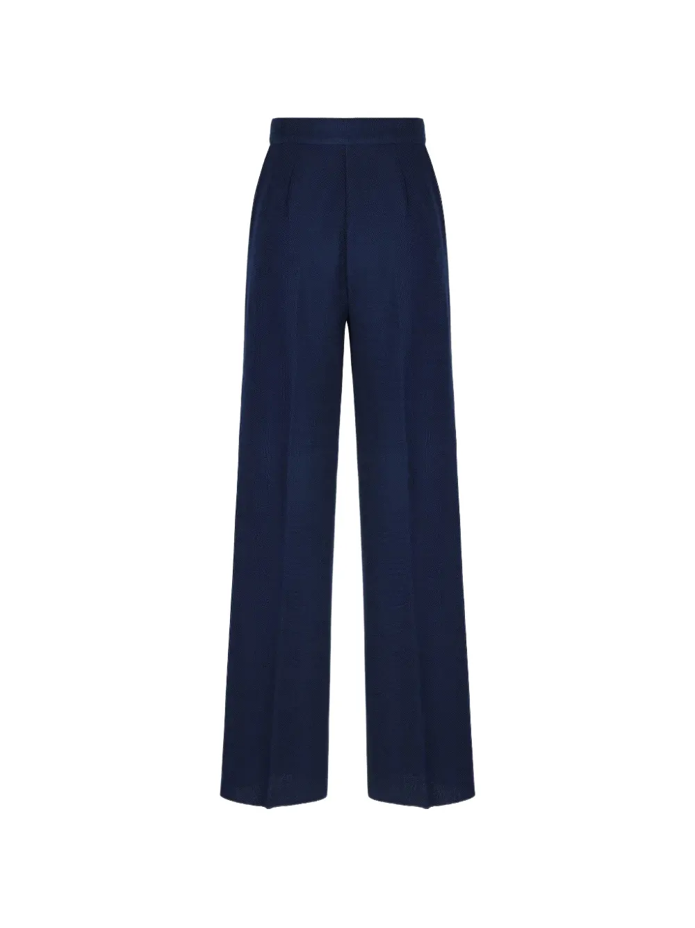  Max Mara Concealed-fastening Trousers - Blue 
