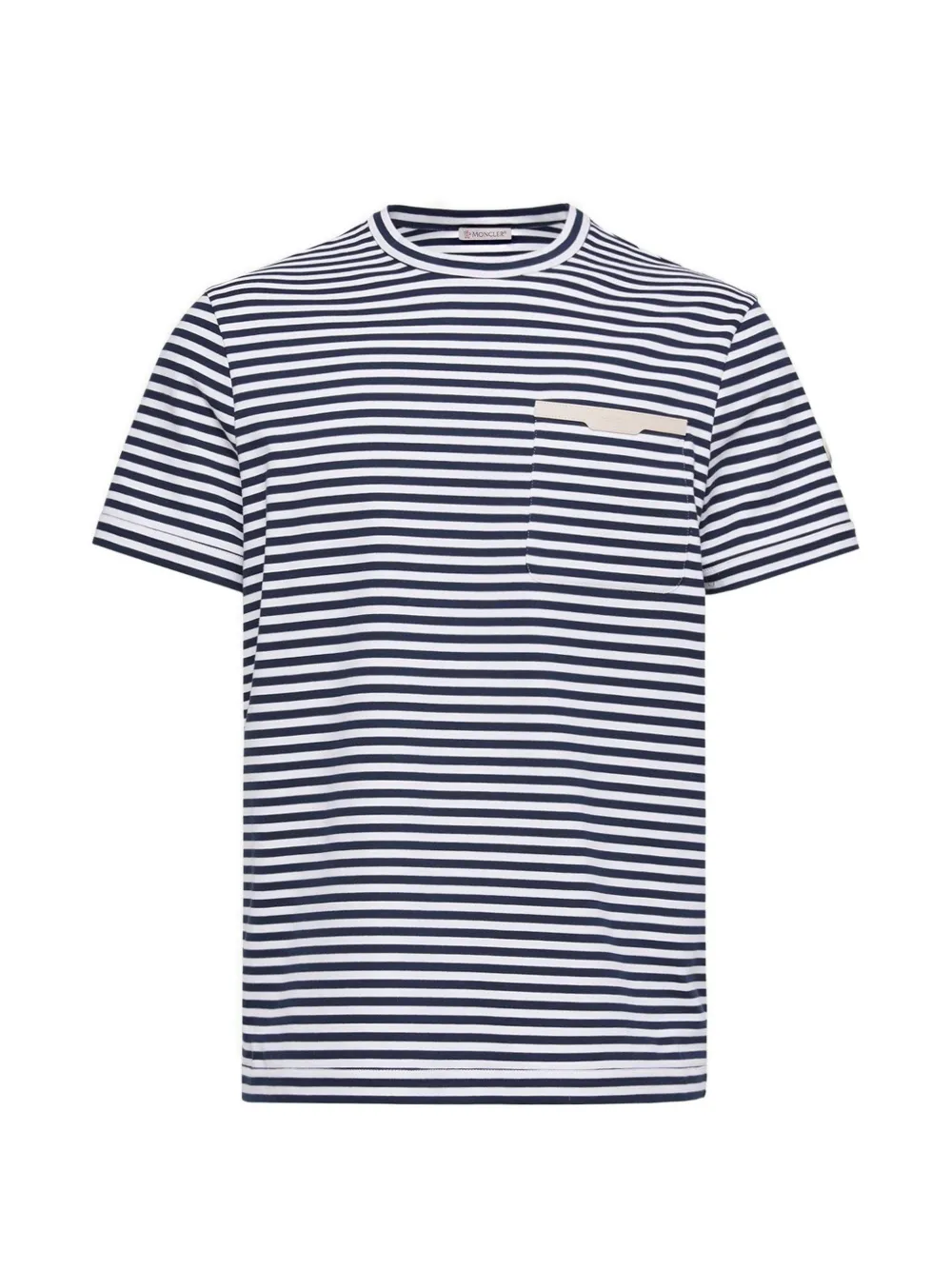 Moncler striped T-shirt - Blu