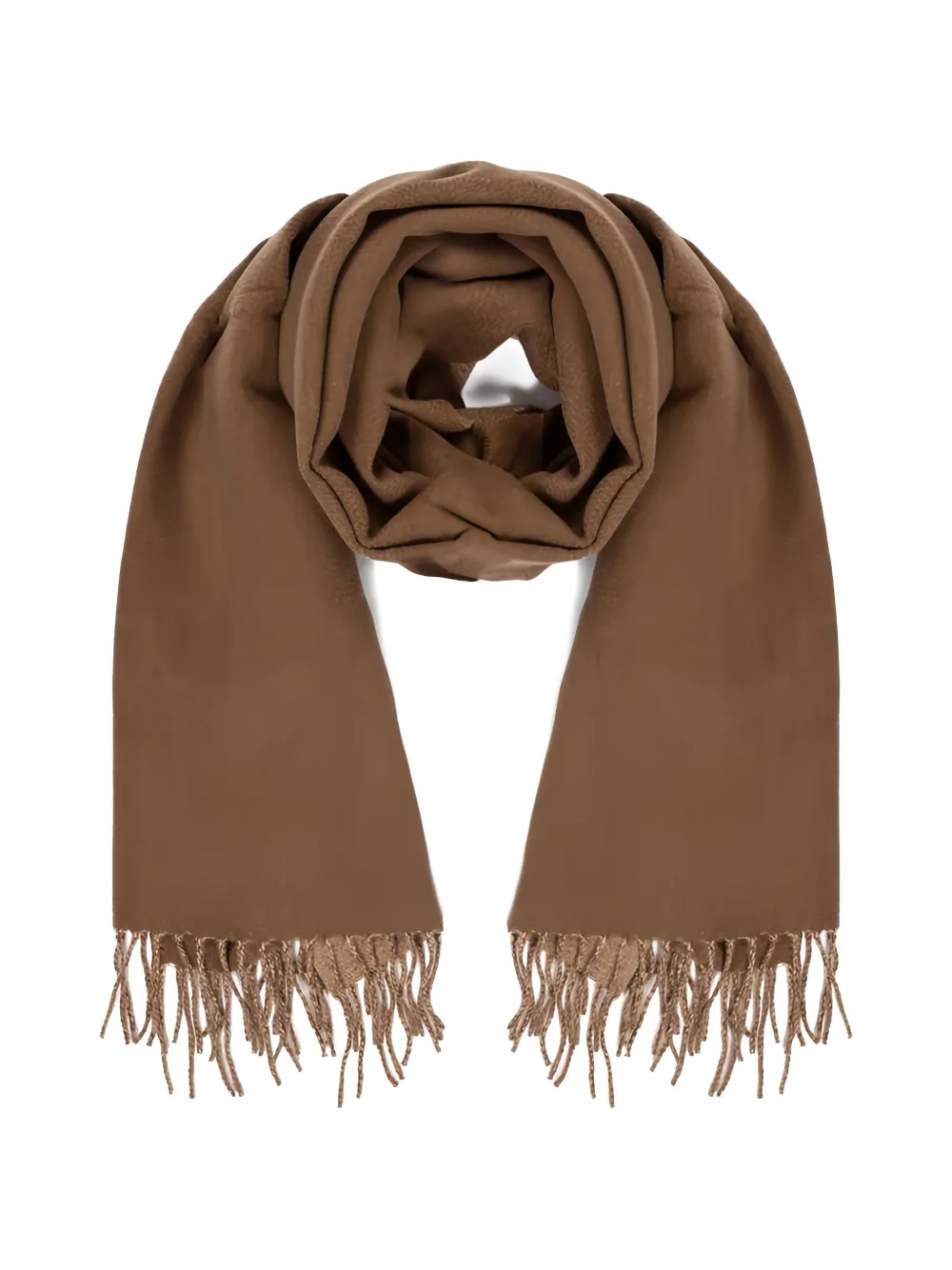  Goia Fringed Scarf - Brown 