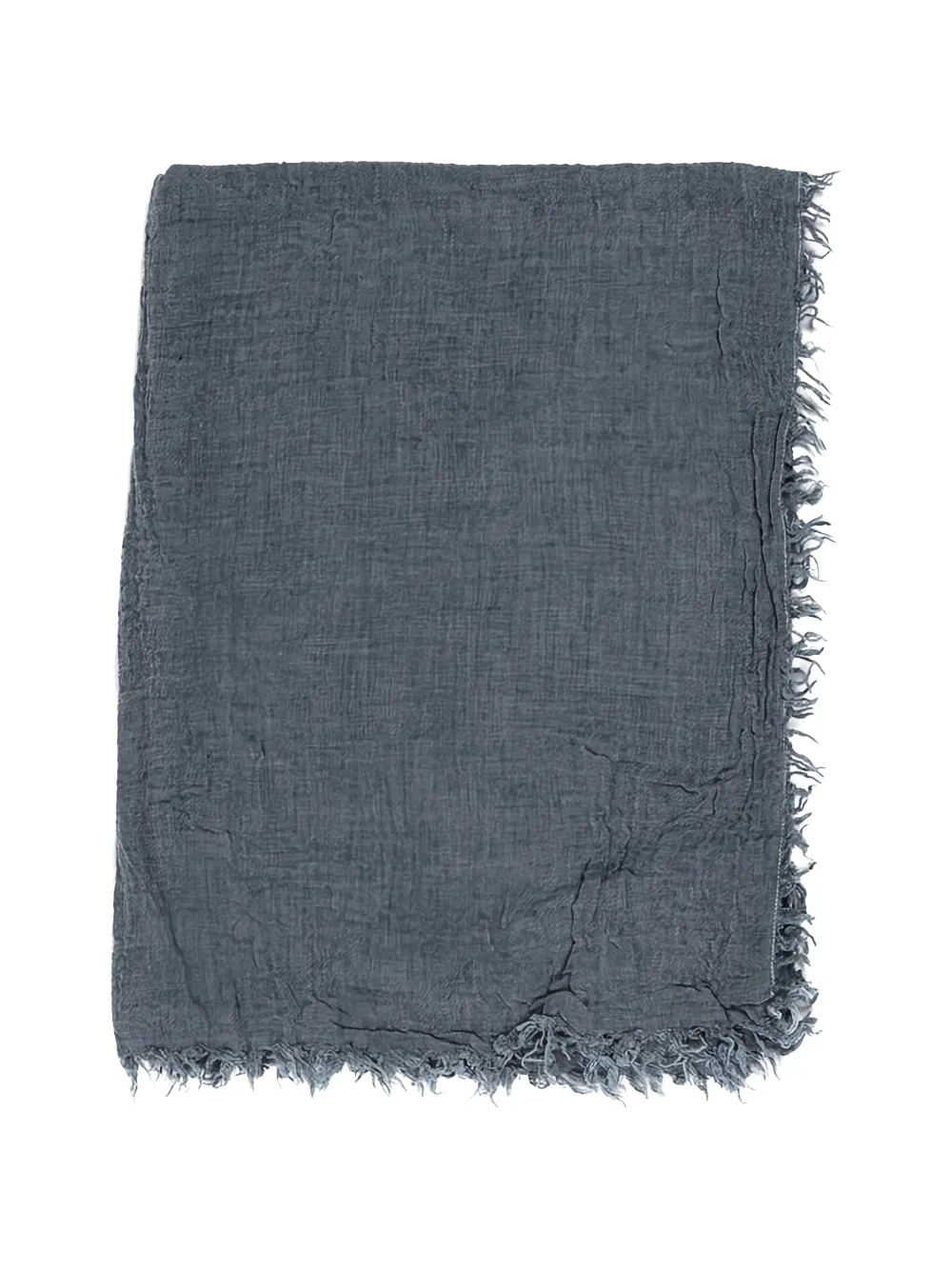GOIA frayed scarf - Blu