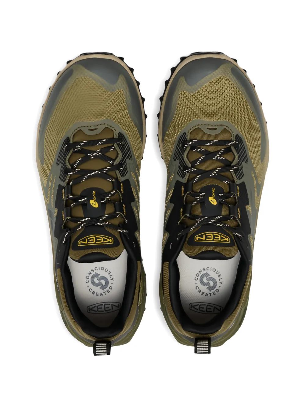 KEEN FOOTWEAR Zionic NXT logo-detail round-toe sneakers Groen