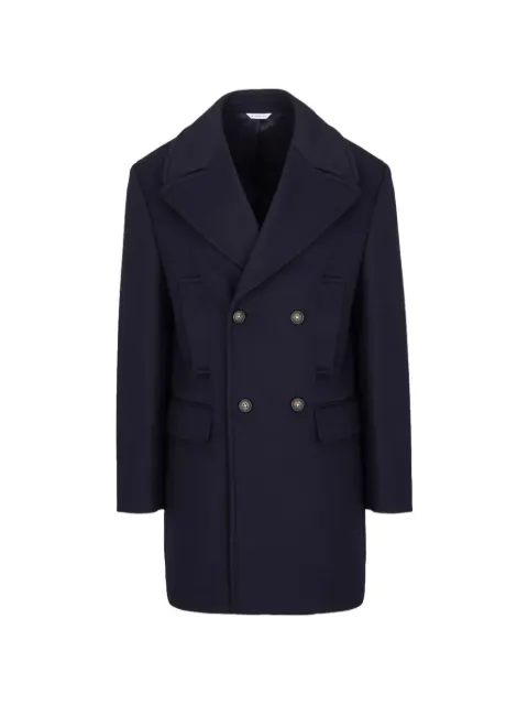 Manuel Ritz flap-pocket double-breasted coat
