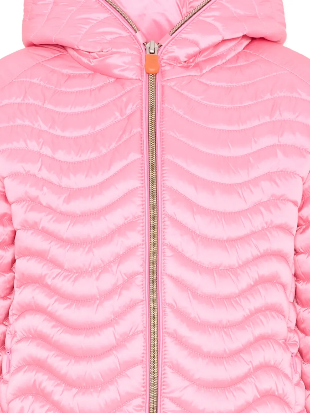 Save The Duck Kids Iris gewatteerd jack met capuchon Roze
