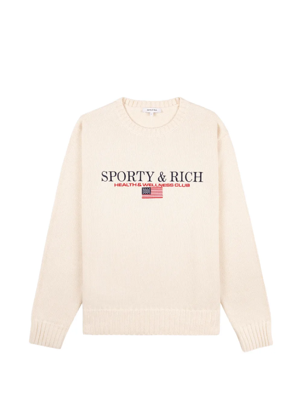 Sporty & Rich logo knitted jumper - Toni neutri