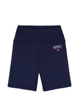 Sporty & Rich バイカーショーツ | ブルー | FARFETCH JP