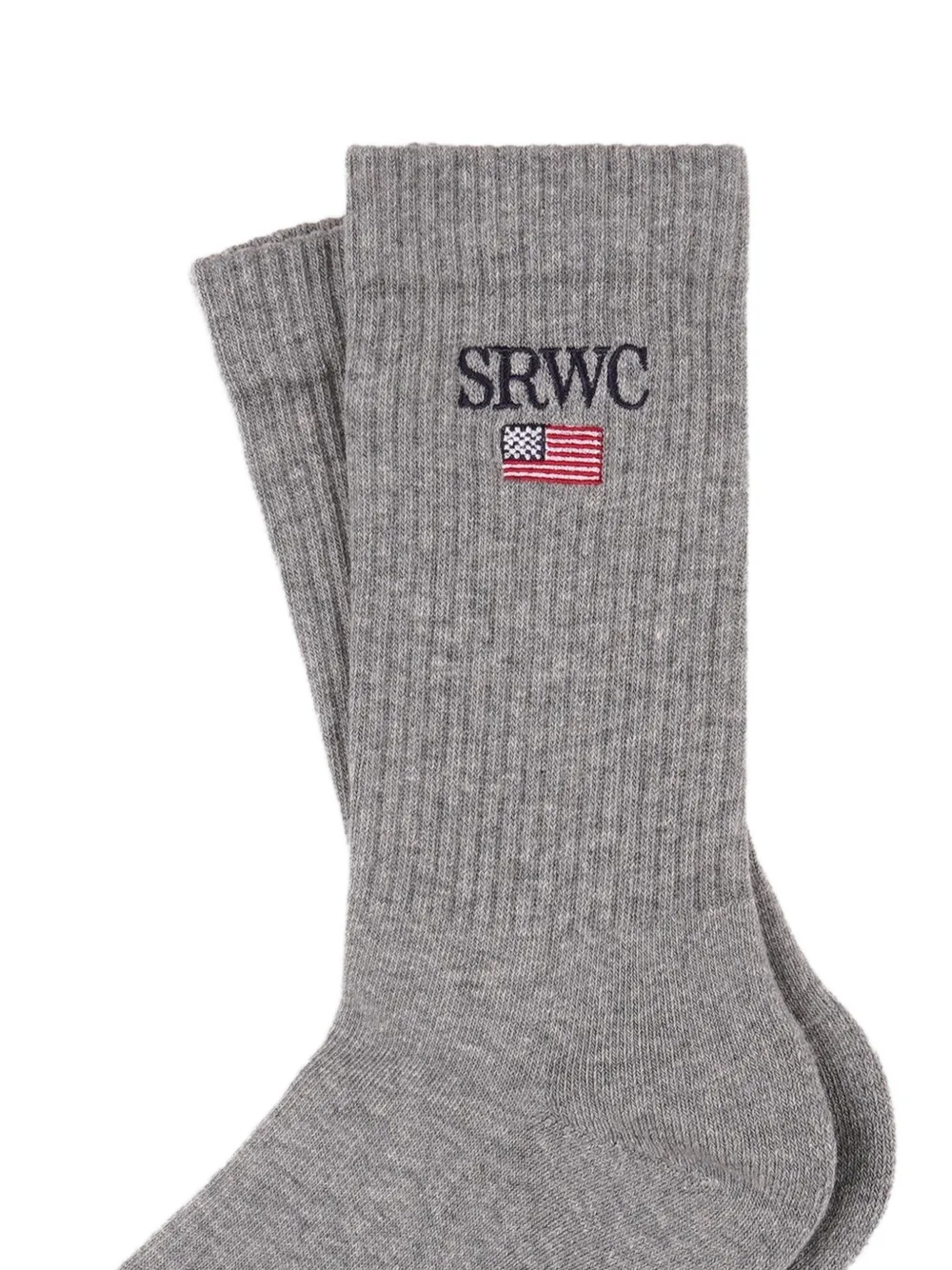 ribbed flag socks