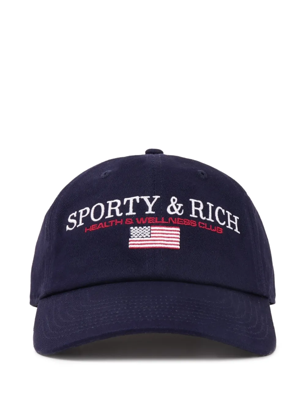 Sporty & Rich embroidered baseball cap - Blu