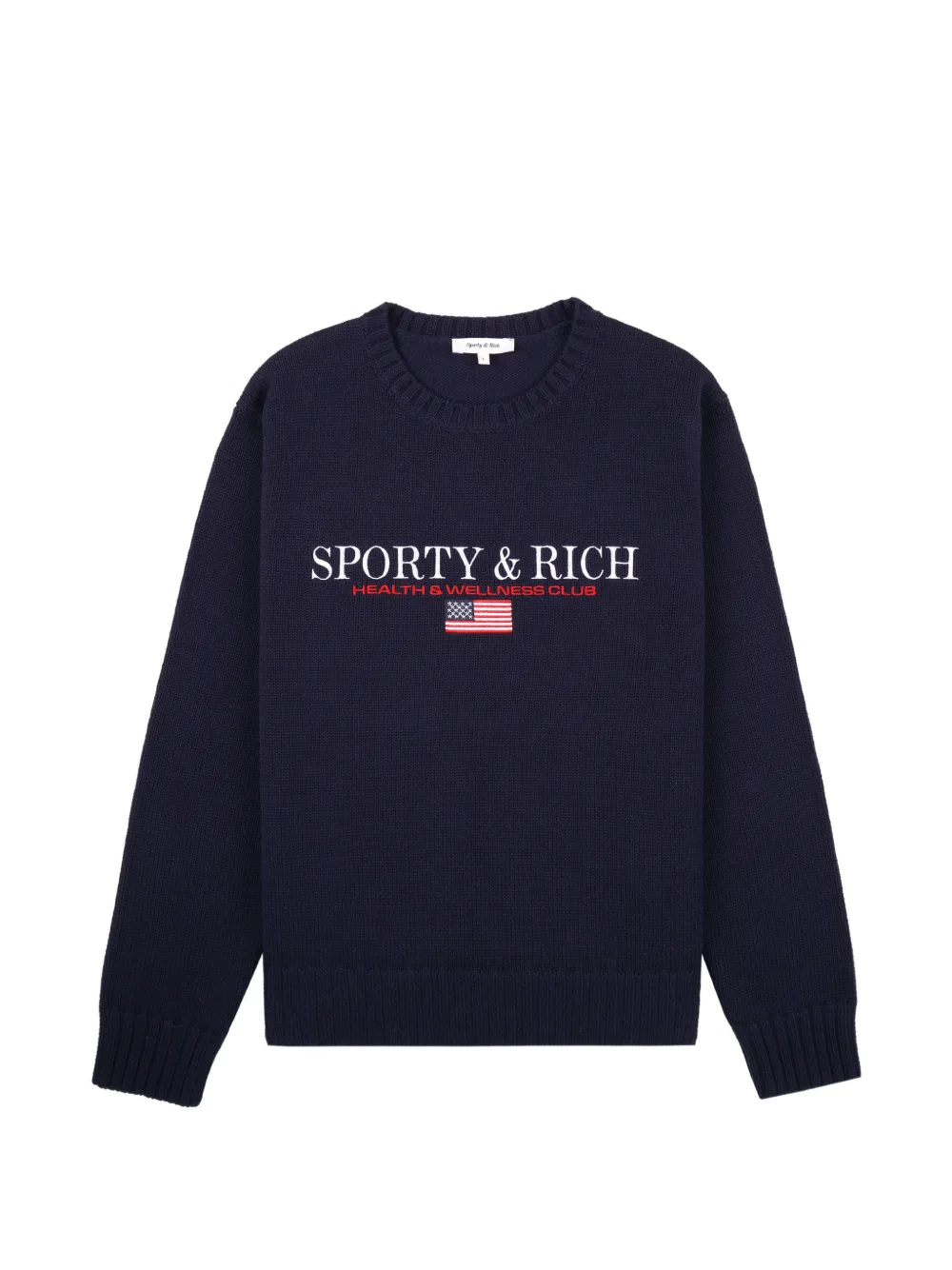 Sporty & Rich S&R Nautical crewneck graphic sweatshirt - Blau