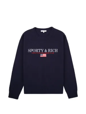 Sporty & Rich グラフィック スウェットシャツ | ブルー | FARFETCH JP