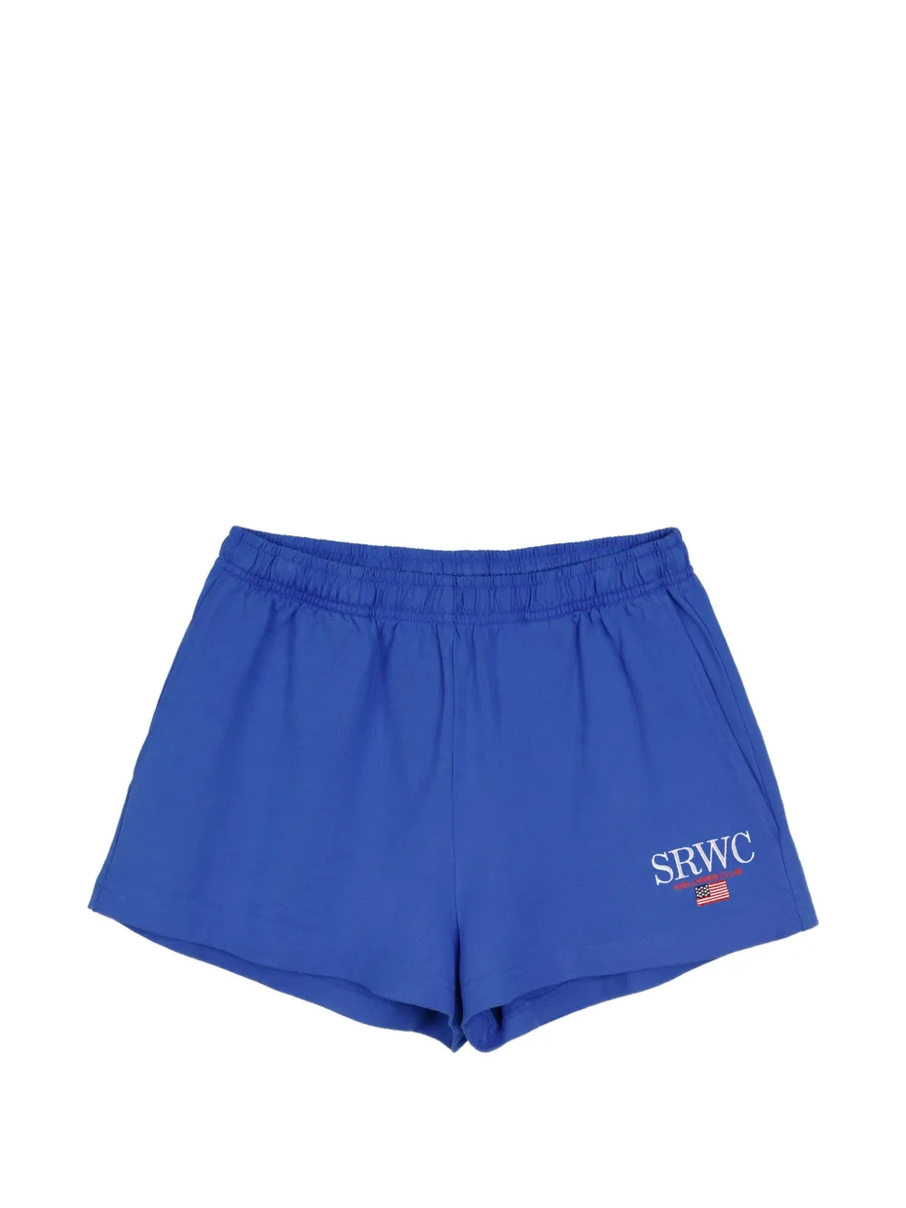 Sporty & Rich Nautical Disco elasticated graphic shorts - Blu