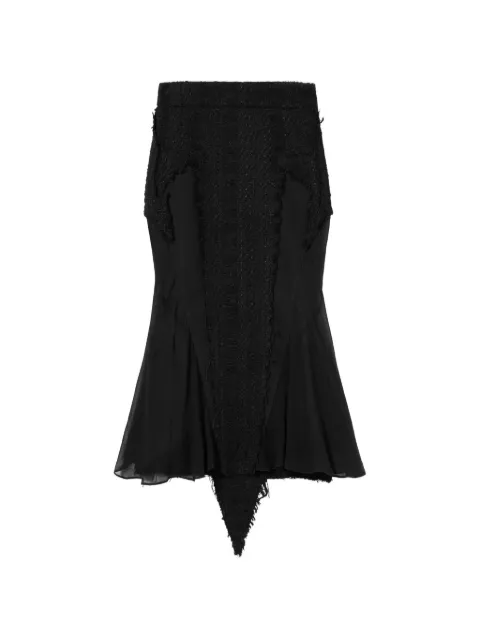 Off-White Tweed Star midi skirt