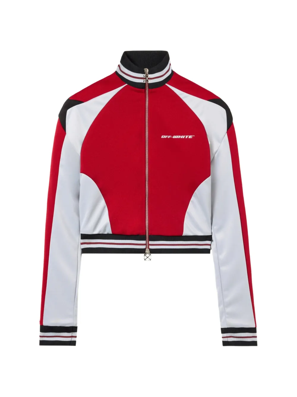 Off-White Track Star zip-up sweatshirt - Rosso