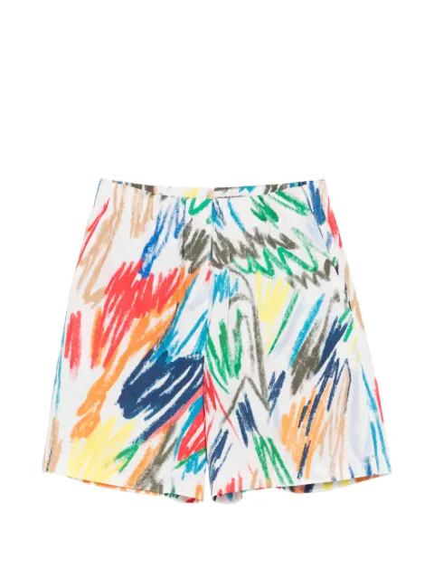 Akris Punto Short Hose com estampa