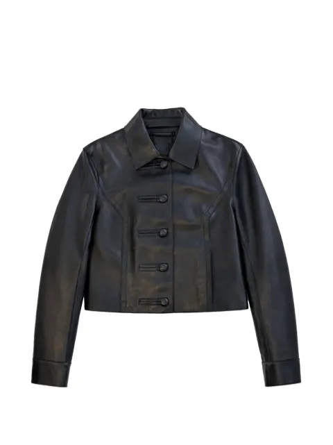 STAND STUDIO buttoned leather jacket