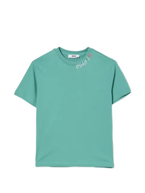 MSGM Kids logo-print short-sleeve T-shirt