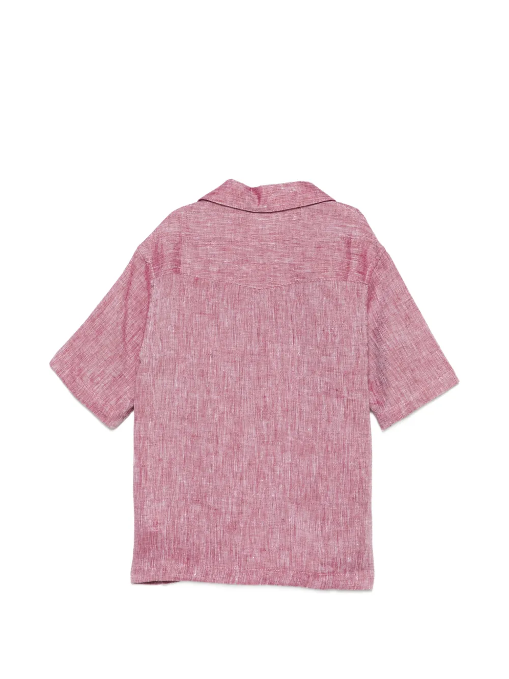 Brunello Cucinelli Kids Shirt met knopen Rood