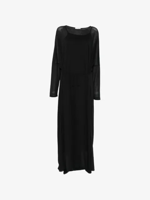 RUOHAN Soma drawstring long-sleeve maxi dress