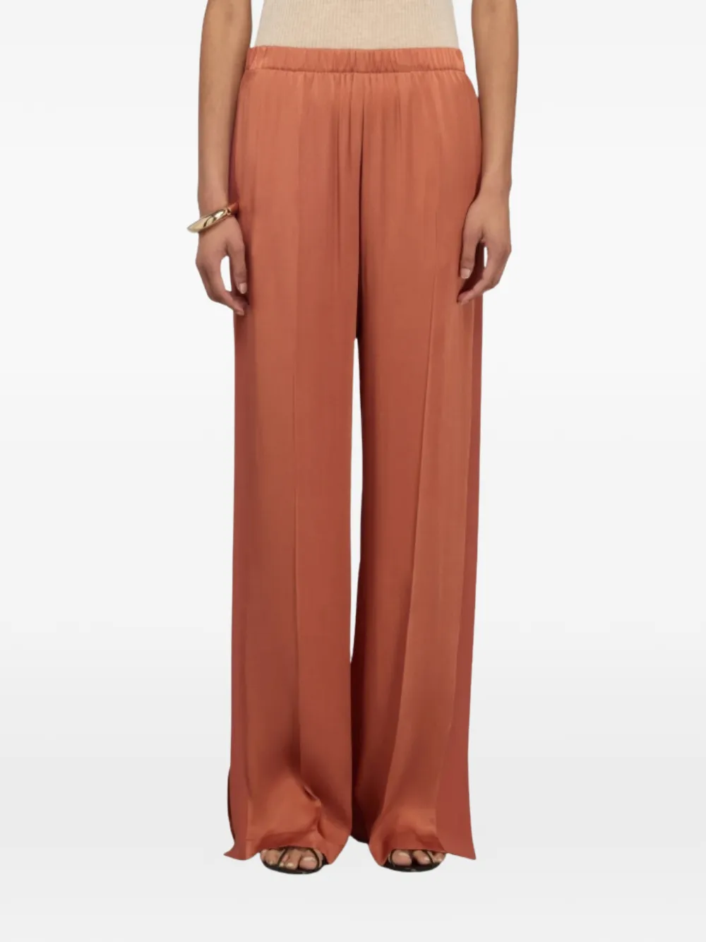  Semicouture Elasticated Trousers - Orange 