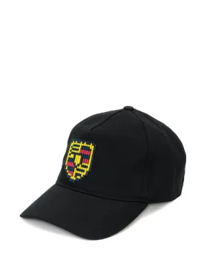 44 LABEL GROUP embroidered-logo Cap | Black | FARFETCH AU