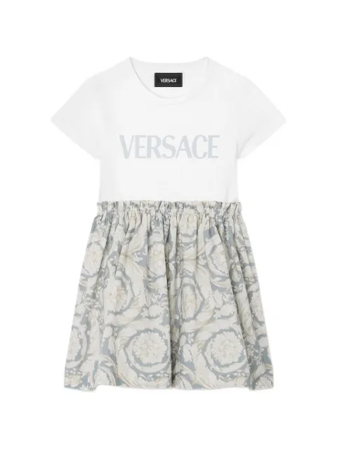 Versace Kids Kleid mit Blumen-Print