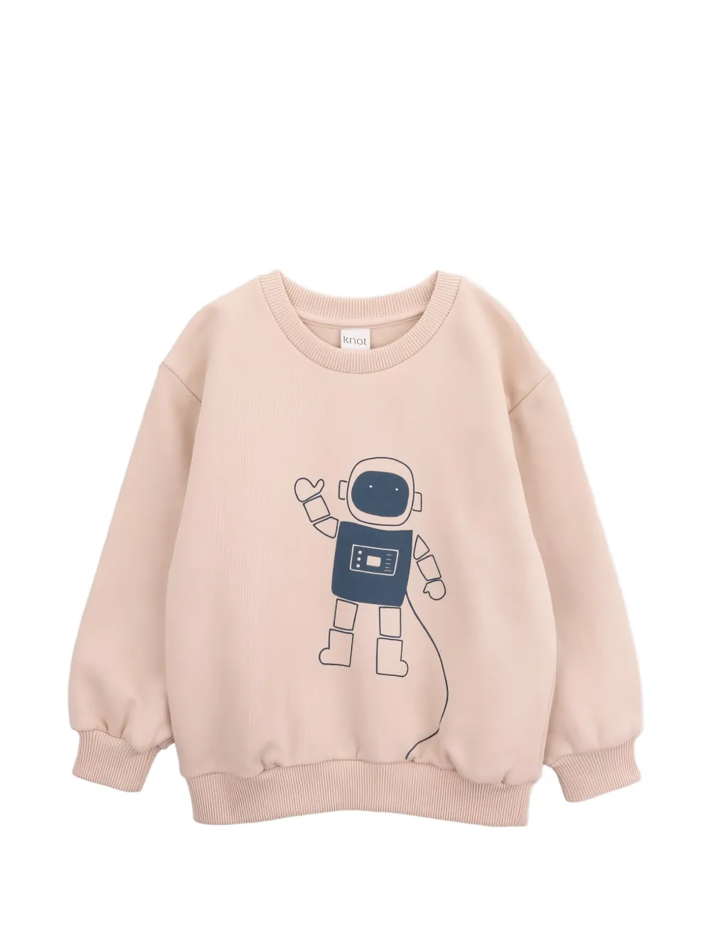 Knot astronaut-graphic sweatshirt - Toni neutri