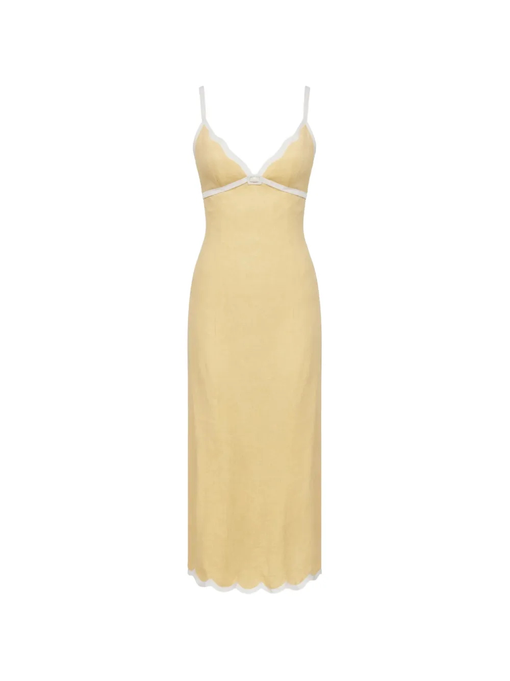 Reformation Sara linen midi dress - Giallo