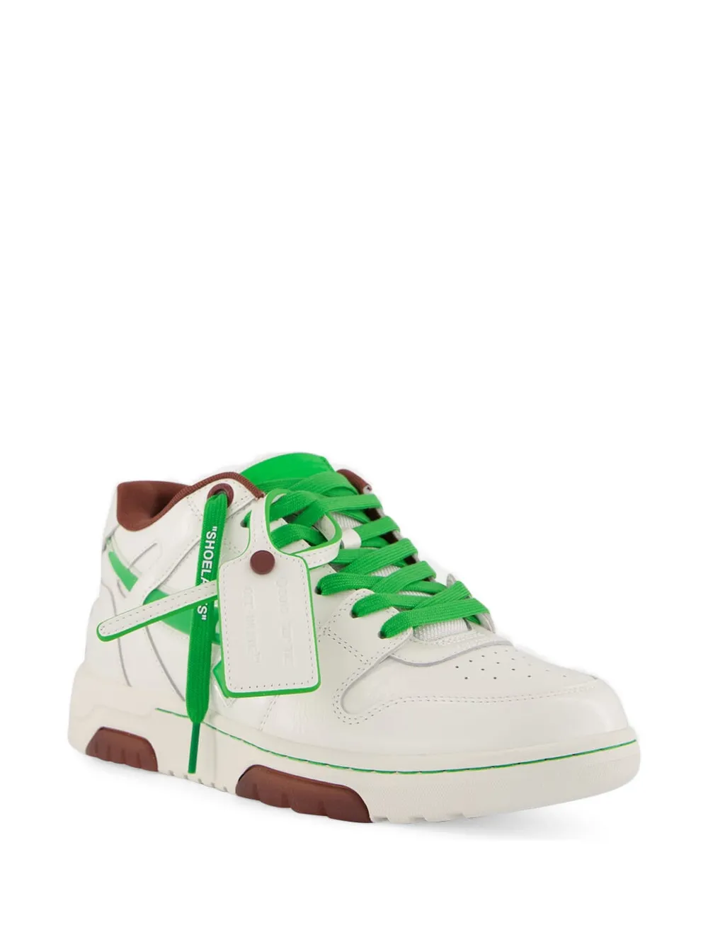 Off-White Bubble leren sneakers Beige