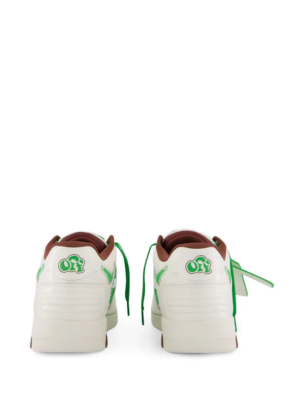 Off-White Bubble leren sneakers Beige