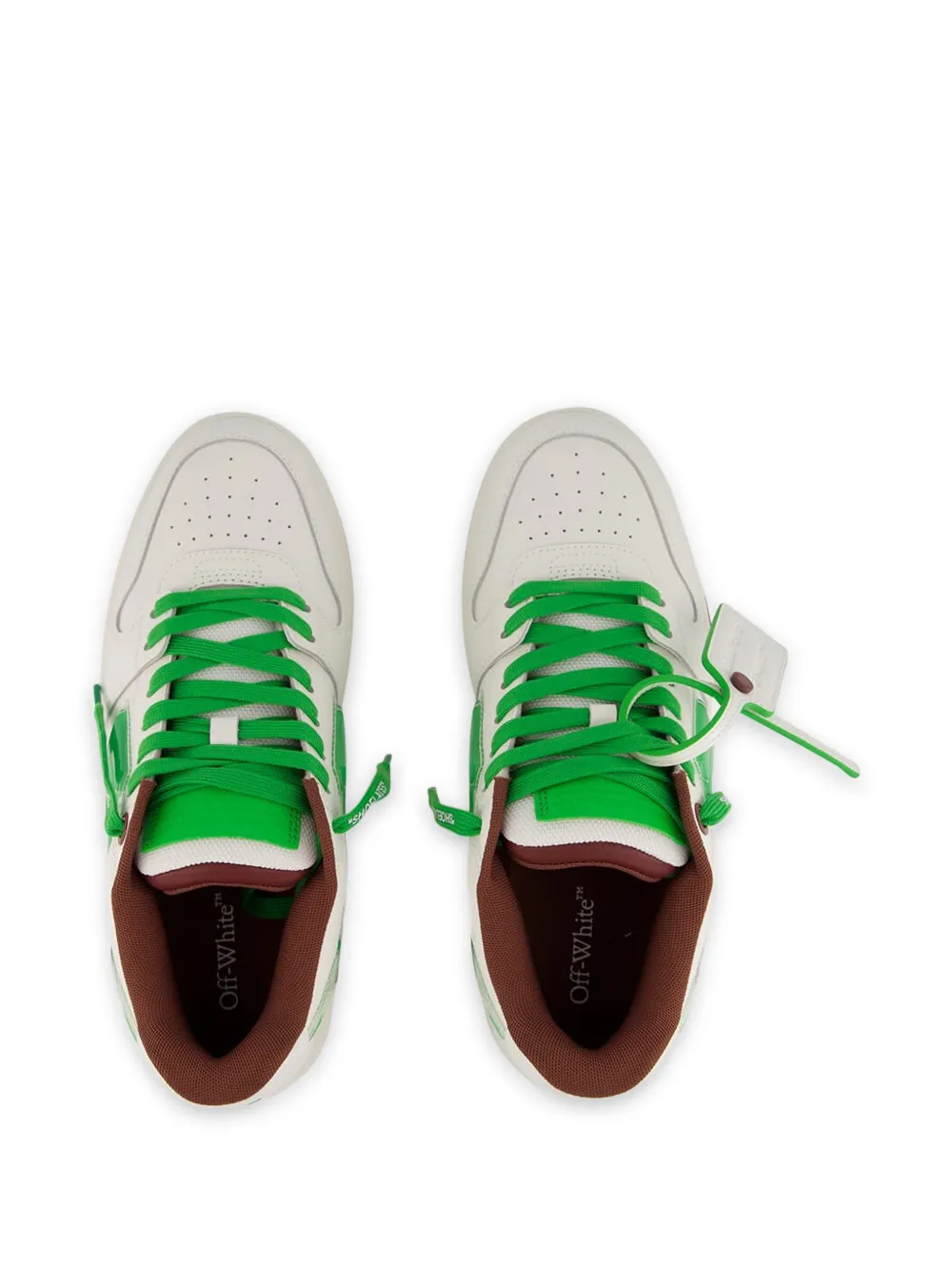 Off-White Bubble leren sneakers Beige