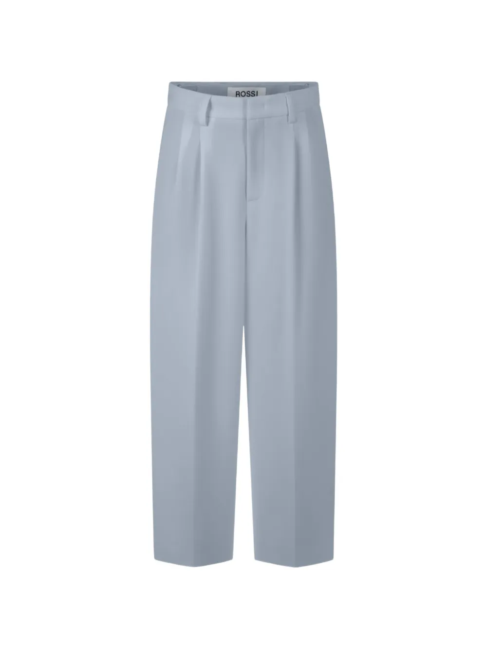 ROSSI Noa pleats cropped trousers - Blu