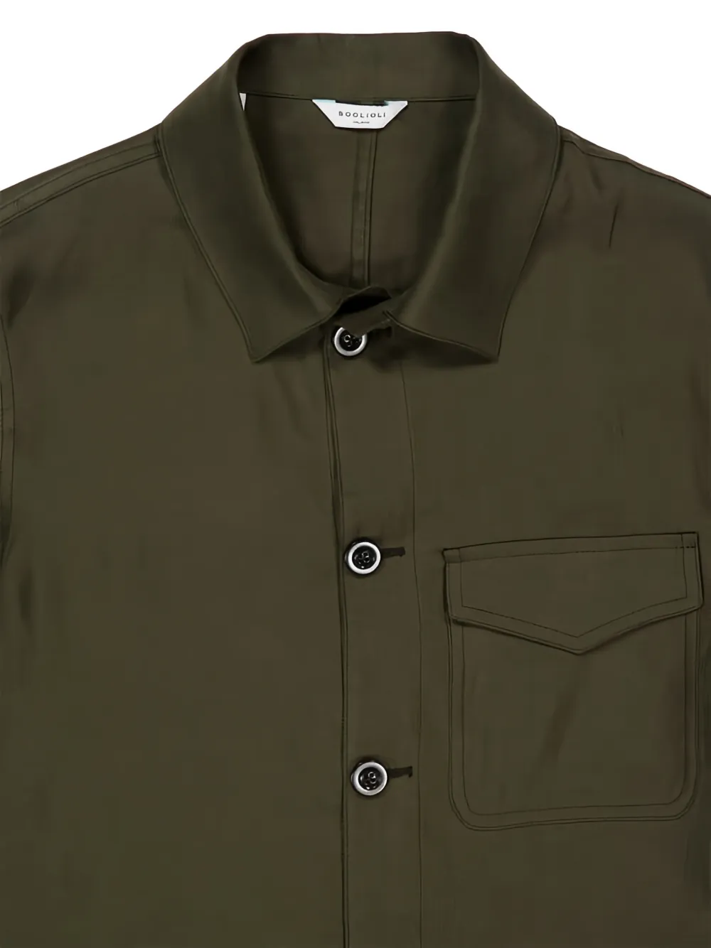  Boglioli Linen Shirt - Green 