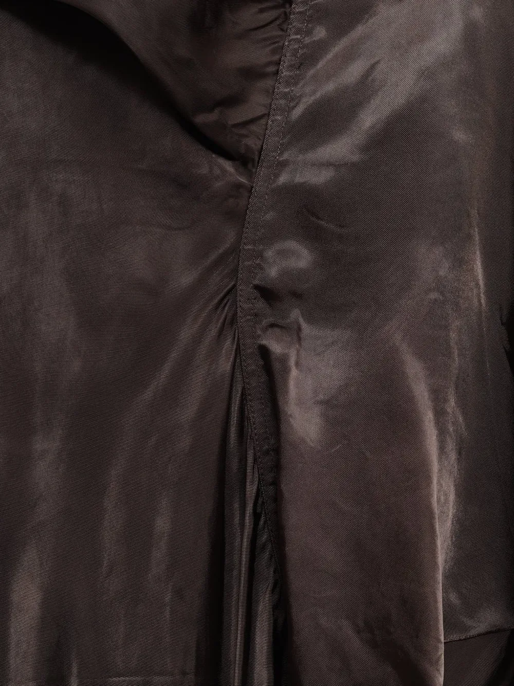 Rick Owens Gedrapeerde jurk Bruin