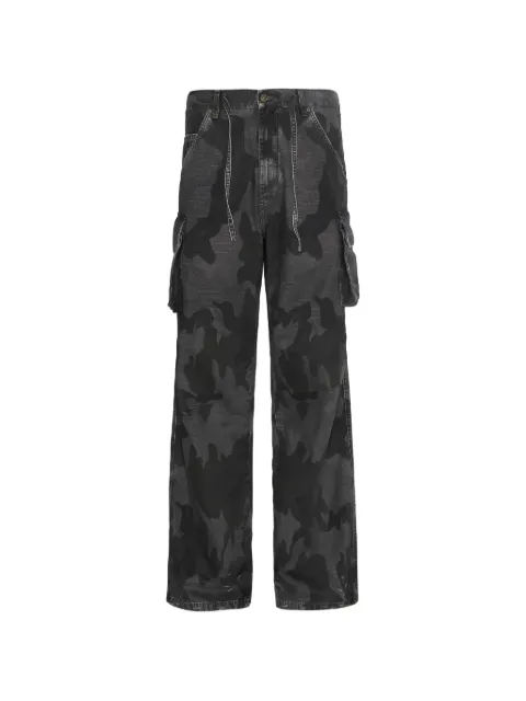 424 pantalon à motif camouflage