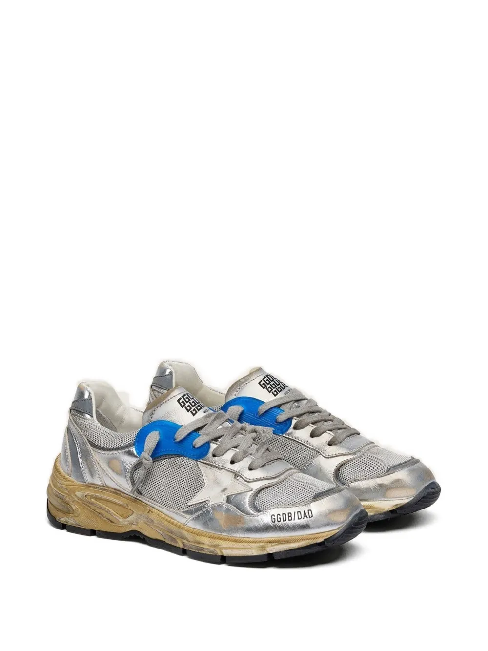 Golden Goose Dad-Star appliqué sneakers Zilver