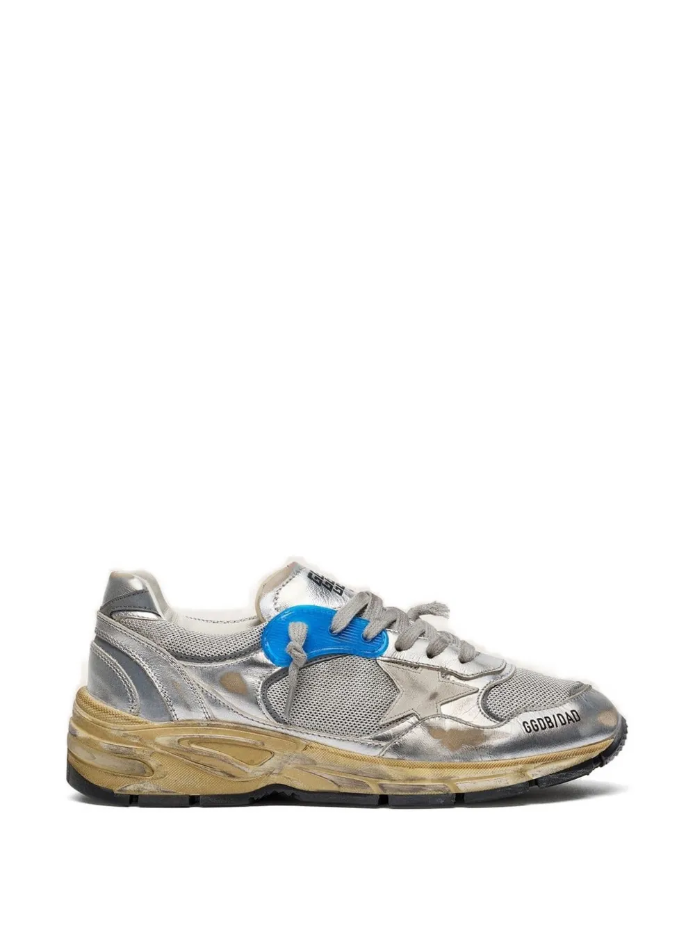 Golden Goose Dad-Star appliqué sneakers Zilver