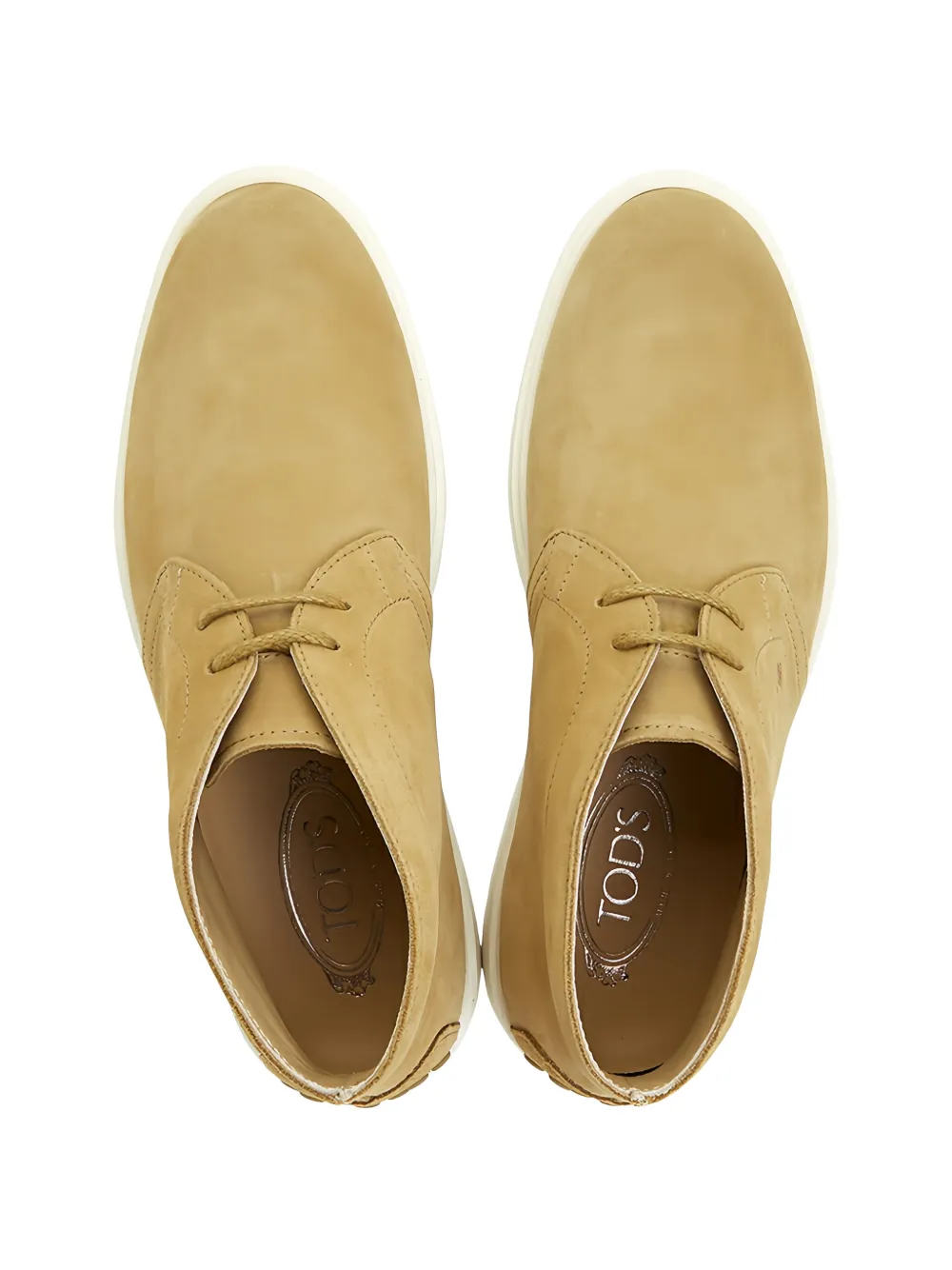 Tod's Desert suède laarzen met knoopsluiting Beige