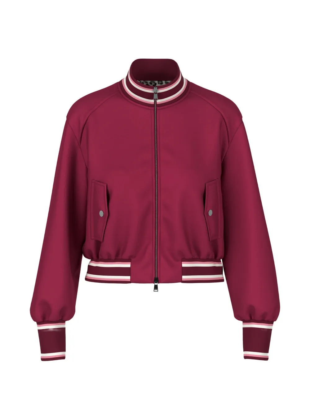 MARCCAIN zipped bomber jacket - Rosso