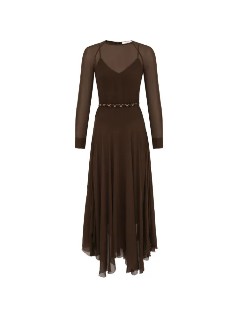 ZIMMERMANN Rebellion chain V-neck maxi dress