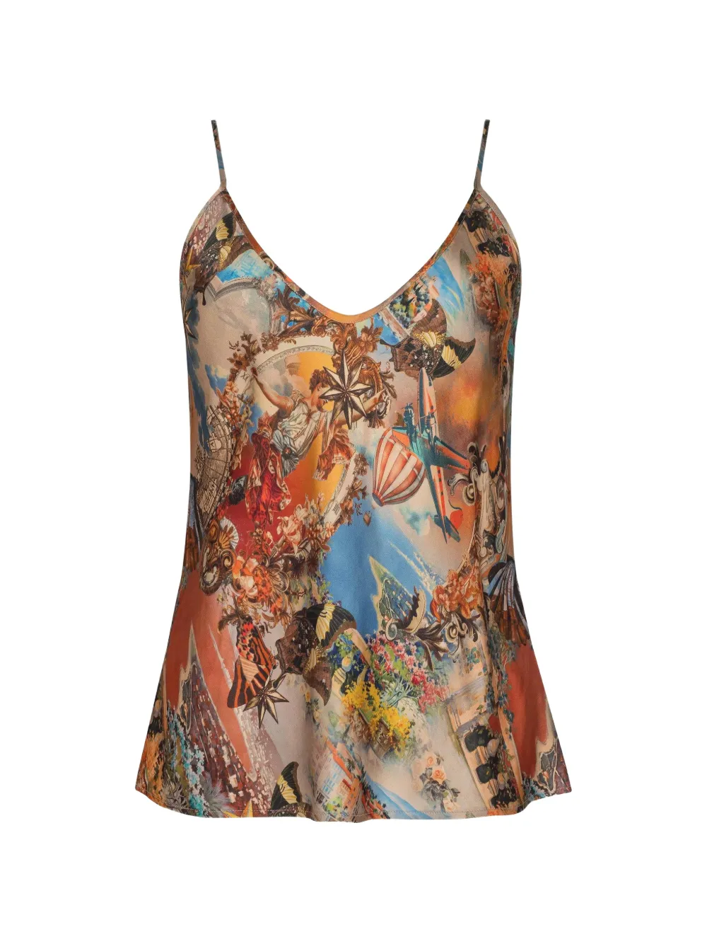 L'Agence Lexi V-neck top - Toni neutri