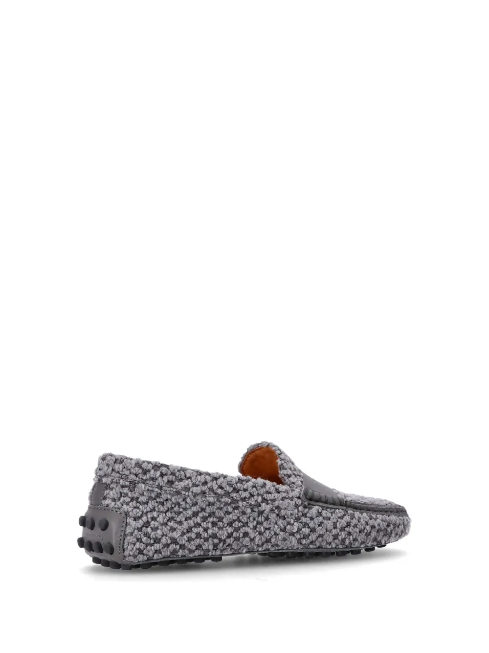 Tod's Gommino loafers met textuur Grijs